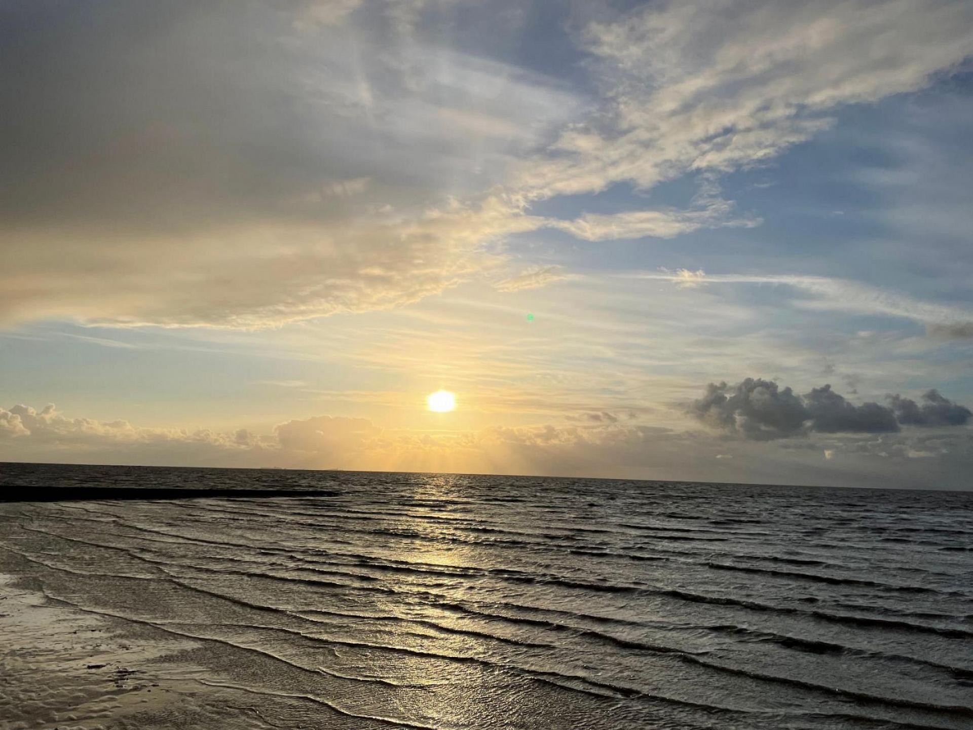 Abends am Strand in Duhne